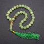 Onyx Prayer Beads, 33 Beads, Diameter 10mm+