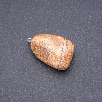 Landscape Jasper Pendant 16x33(+-)mm