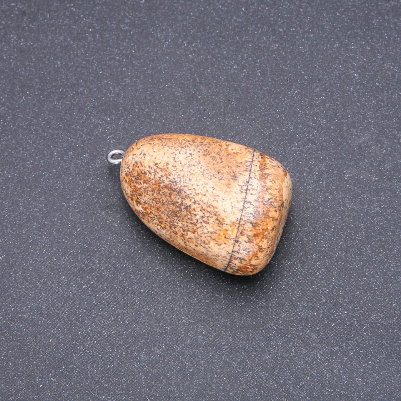 Landscape Jasper Pendant 16x33(+-)mm
