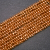 Czech Crystal Beads, Clear Amber "Rondelle", Diameter 6x4.5(+/-)mm, Strand Length 38cm