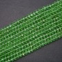 Czech Crystal Beads, Clear Light Green "Rondelle", Diameter 6x4.5(+/-)mm, Strand Length 38cm