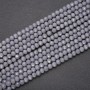 Czech Crystal Beads Matte Dark Grey "Rondelle", 6x4.5(+/-)mm Diameter, Strand Length 38cm