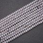 Czech Crystal Beads Matte Grey "Rondelle", 6x4.5(+/-)mm Diameter, Strand Length 38cm