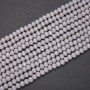 Czech Crystal Beads Matte Light Grey "Rondelle", 6x4.5(+/-)mm Diameter, Strand Length 38cm