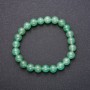 Jade Bracelet, Smooth Round, Diameter 8 (+/-) mm, Length 18cm