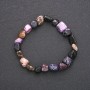 Charoite Bracelet, Tumbled, Diameter 8 (+/-) mm, Length 18cm