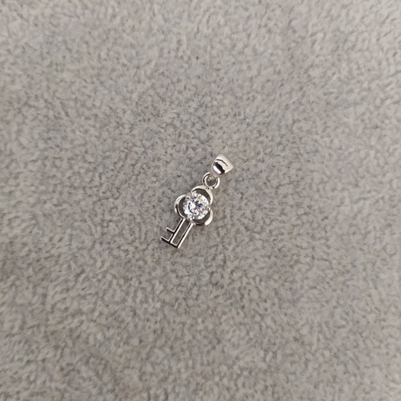 Pendant with Crystal, diameter 8x17mm
