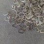 Earring Findings (Hooks) 13x9mm English Lock, 120 pairs (for soldering)