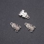 Frog Charm Finding, Diameter 10x17mm, Pack 20g +/- 12pcs