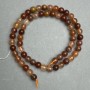 Rutilated Quartz Beads smooth round 6 mm diameter, 38 cm strand