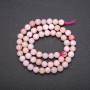 Pink Opal Natural Stone Beads, Smooth Bead, Diameter 6(+-)mm, Length 38cm