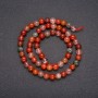 Natural Rutilated Quartz Assorted Stone Beads, Smooth Round, Diameter 6 (+/-) mm, Length 38cm