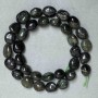 Natural Seraphinite Stone Beads, Tumbled, Diameter 10x12 (+/-) mm, Length 39cm+