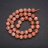 Natural Selenite Stone Beads, Smooth Round, Diameter 10 (+/-) mm, Length 38cm