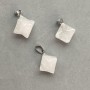Merkaba Clear Quartz Pendant 10x10mm