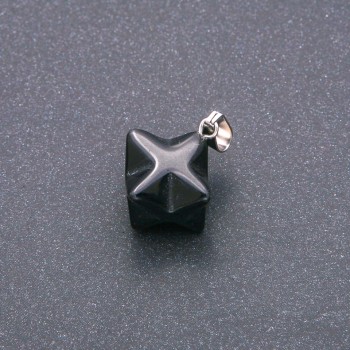 Merkaba Agate Pendant 10x10mm