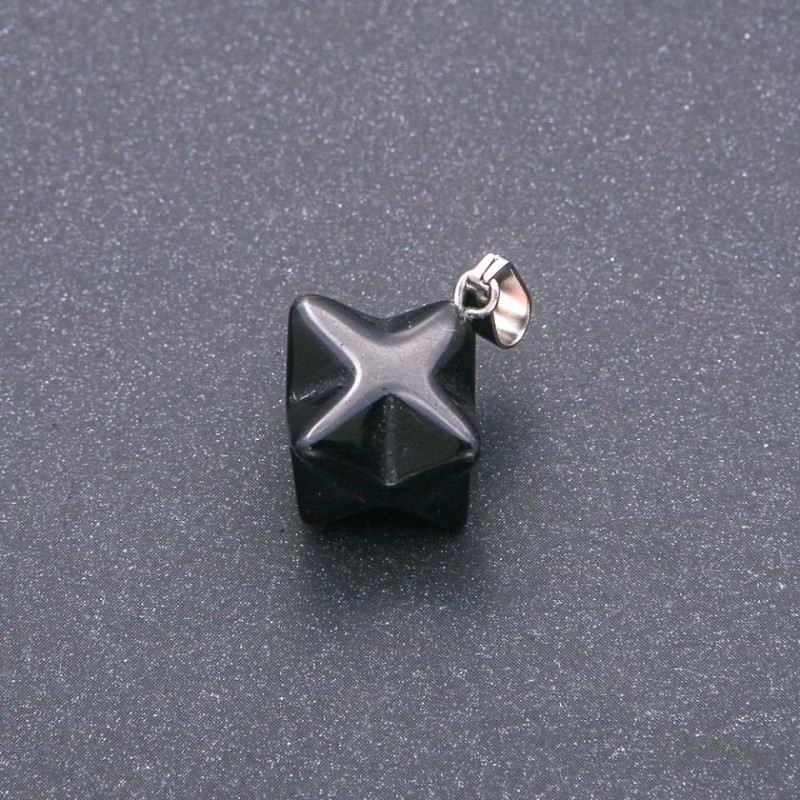 Merkaba Agate Pendant 10x10mm