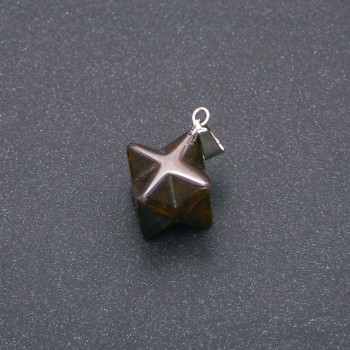 Merkaba Pendant Tiger's Eye 10x10mm