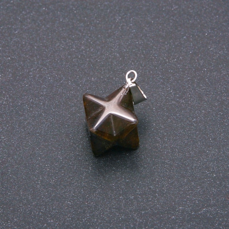 Merkaba Pendant Tiger's Eye 10x10mm