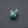 Merkaba Jade Pendant 10x10mm