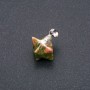 Merkaba Pendant Jasper Jasper Heliotrope 10x10mm