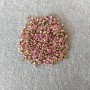 Rhinestones, pink colour, diameter 3(+/-)mm, pack/4g(+/-)