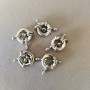 Ring Clasp for Beads and Bracelets, Single Strand, 14mm, Price per Piece