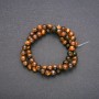 Tiger's Eye Beads, Smooth Round, Strand, Diameter 6mm, Length 38cm (+/-)