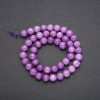 Tinted Quartz (Amethyst-Style) Beads, Smooth Round, Strand, Diameter 8mm, Length 38cm (+/-)