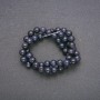 aventurine beads Night of Cairo blue sand smooth round 8mm beads on a thread, length 38cm (+ -)