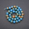Variscite Beads, Blue, Smooth Round, Strand, Diameter 10mm, Length 36cm (+/-)