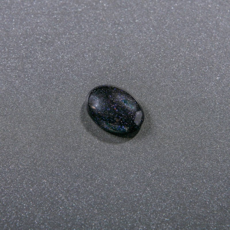 Aventurine Cabochon Stone Cairo Night Blue Sand 20x15mm