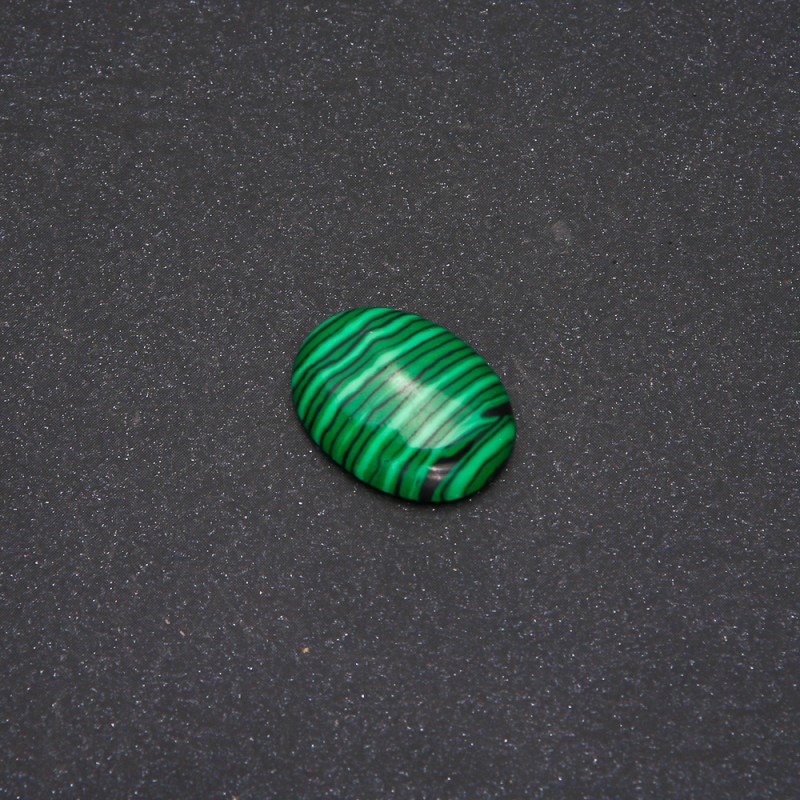 Malachite Cabochon Glossy 20x15mm +