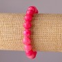 Imitation Tourmaline Bracelet on Elastic, Smooth Bead, 10mm Diameter, 18cm Circumference