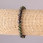 Dragon Blood Jasper Bracelet on Elastic, Smooth Bead, 6mm Diameter, 18cm Circumference