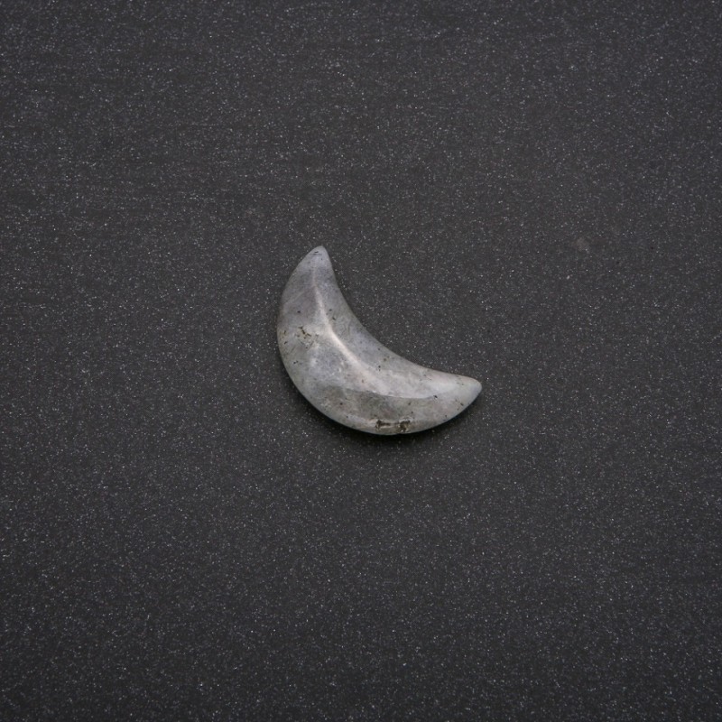 Labradorite Souvenir Stone in Moon Shape 16x30x8(+-)mm