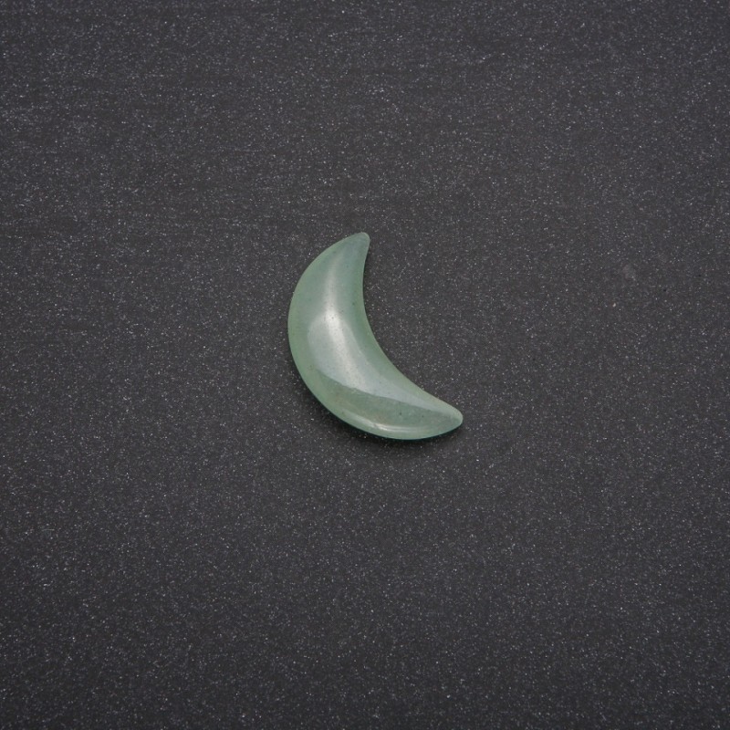 Jade Souvenir Stone in Moon Shape 16x30x8(+-)mm