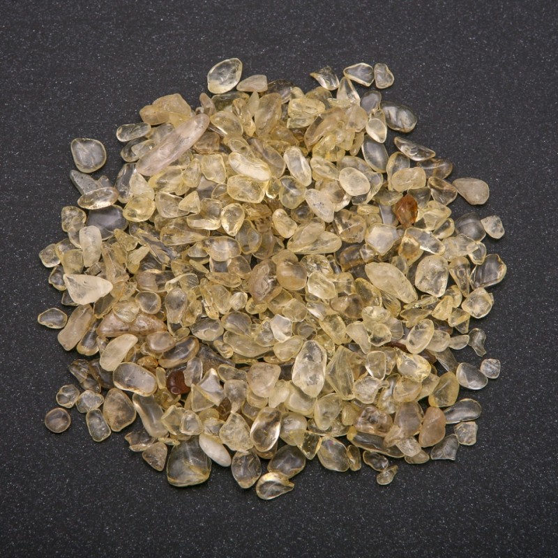 Stone Chip Findings Without Hole Citrine 7 (+ -) mm Packaged -100 g