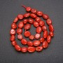 Natural Red Jasper Beads on a Strand, Tumbled, Diameter 8-12mm +-, Length 39cm+