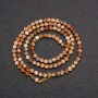 Picture Jasper Beads on a Strand, Faceted Round, d+-3mm, Length 39cm