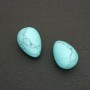 Souvenir Egg in Turquoise Stone (+-)30x20mm