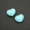 Souvenir Heart Turquoise (+-)21x27mm