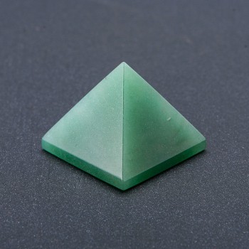 Natural Stone Jade Souvenir Pyramid, height (+/-)29mm, length (+/-)37mm