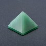Natural Stone Jade Souvenir Pyramid, height (+/-)29mm, length (+/-)37mm