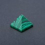 Malachite (Pressed) Souvenir Pyramid, height (+/-)24mm, length (+/-)29mm
