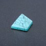 Natural Stone Pyramid Pressed Turquoise, height (+/-)23mm, length (+/-)29mm