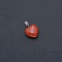 Heart Pendant Natural Stone Aventurine "Golden Sand" 14x14x22mm (+/-)