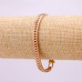Xuping 18K Gold-Plated Bracelet, 19cm Length, 6mm+ Thickness