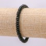 Natural Agate Stone Bracelet, Disc 6x3mm, 18cm+ Circumference