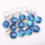Zodiac Glow-in-the-Dark Keyrings, Set of 12, Price per Pack, Length 10cm